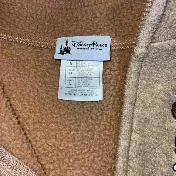 Walt Disney World Zip Up Fleece Jacket A1 - Picture 4 of 6